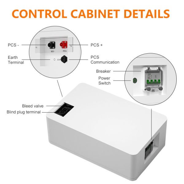 Almacenamiento de energía 5,12KW LUX-X- 96050HMG01 - Imagen 3